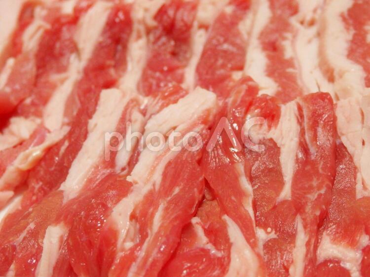 海外産牛肉（うす切り） うす切り肉,タンパク質,牛肉の写真素材