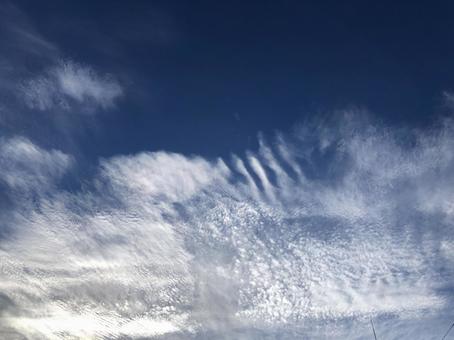 空と雲との写真