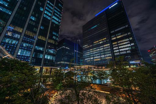 都市夜景 都市夜景 都市夜景,夜景,夜の写真素材