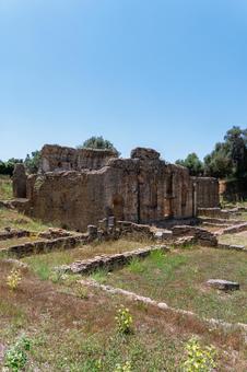 オリンピアの遺跡_4 オリンピアの遺跡_4 オリンピア,ギリシャ,遺跡の写真素材