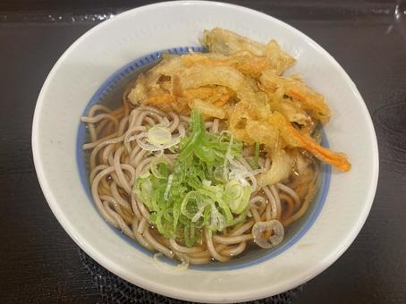 そば 野菜天 そば 野菜天 そば,お蕎麦,天ぷらそばの写真素材