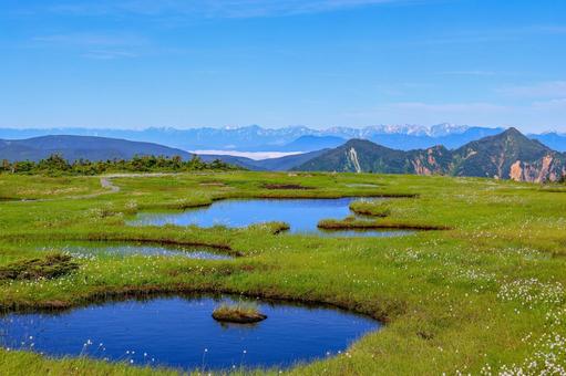 苗場山 苗場山 苗場山,新潟,日本百名山の写真素材