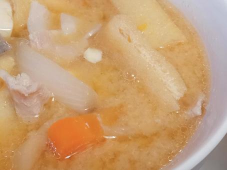 豚汁 豚汁 豚汁,食べ物,飲み物の写真素材