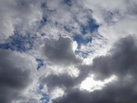 Photo, october clouds, blue sky, sky, 