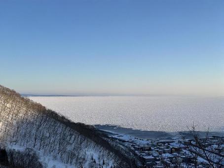 流氷 流氷 自然,冬,雪の写真素材
