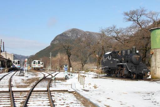 若桜鉄道、若桜駅構内 若桜鉄道、若桜駅構内の写真