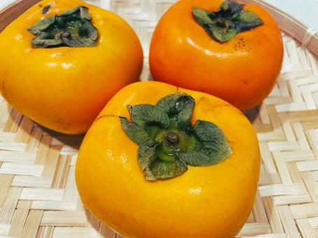 たねなし柿（和歌山県産）２４ 柿,たねなし柿,甘柿の写真素材