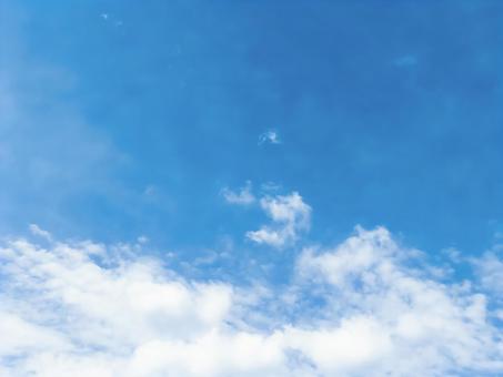 青空と雲 青空と雲の写真