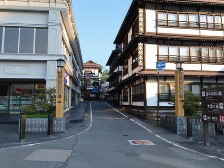 草津温泉 西の河原通り 草津温泉 西の河原通り 草津温泉,西の河原通り,温泉街の写真素材