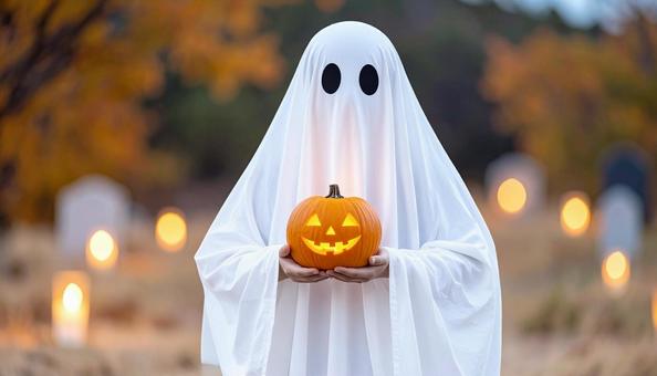 ハロウィンのおばけの写真