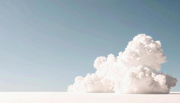 モクモクの雲 モクモクの雲の写真