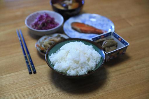 田舎ランチ 昼食,ランチ,ご飯の写真素材