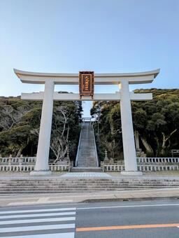 茨城県　大洗磯前神社 茨城県,茨城県観光,大洗磯前神社の写真素材