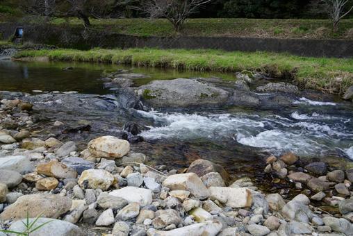 川の流れ 川,流れ,風景の写真素材