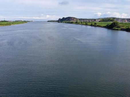 河口の朝 河口の朝の写真