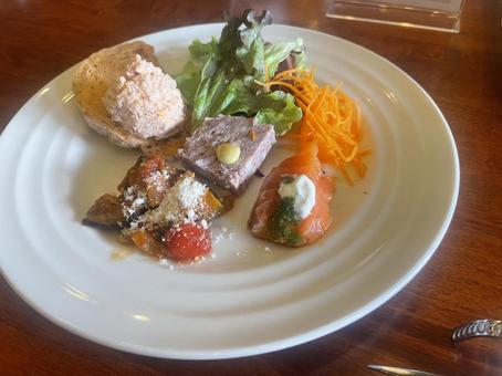 前菜 前菜,コース,ランチコースの写真素材