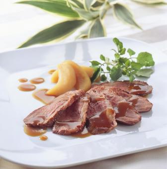 鴨胸肉のロースト 鴨胸肉のロースト 鴨肉のロースト,鴨胸肉,鴨肉の写真素材