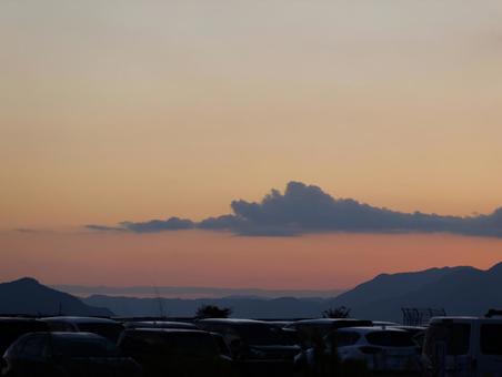 夕暮れ 夕暮れの写真