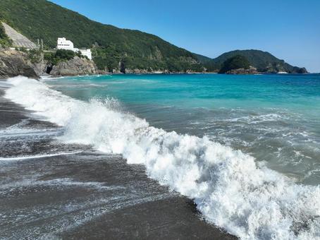 徳島県美波町　大浜海岸 大浜海岸,海岸,海の写真素材