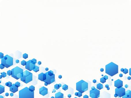 Hexagon background blue, خلفية, مسدس الشكل, أخضر, JPG