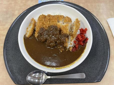 カツカレー カツカレー カレー,カツ,カレーライスの写真素材
