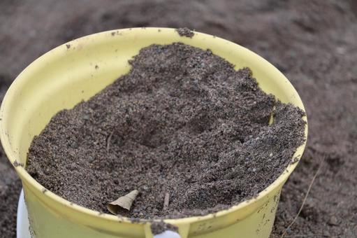 砂場に放置されたバケツ 公園,遊び場,放置の写真素材