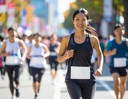ランナーの写真