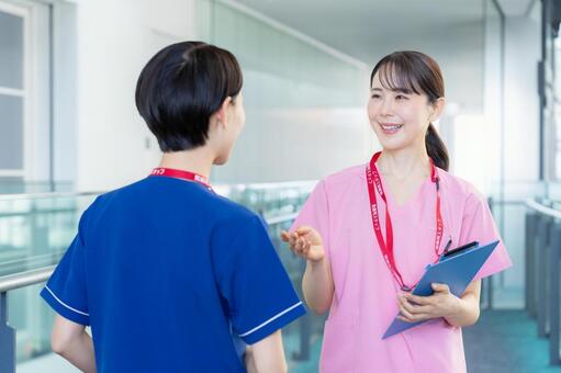 病院で働く女性の医者 病院,医者,介護の写真素材