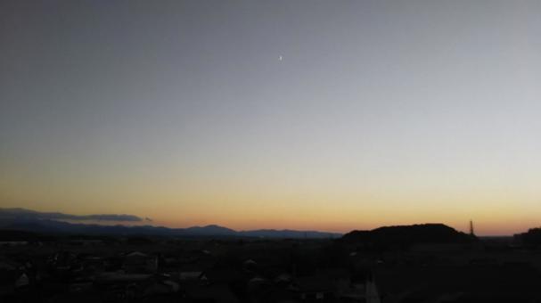 夕暮れ時 夕暮れ時の写真