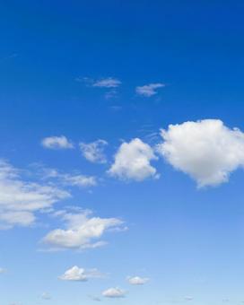 あおぞら　グラデーション 青空,見上げる,グラデーションの写真素材