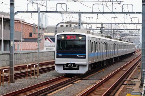 小田急の電車 電車,小田急,普通電車の写真素材
