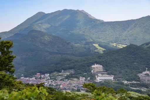 雲仙 絹笠山からの眺望 雲仙 絹笠山からの眺望の写真
