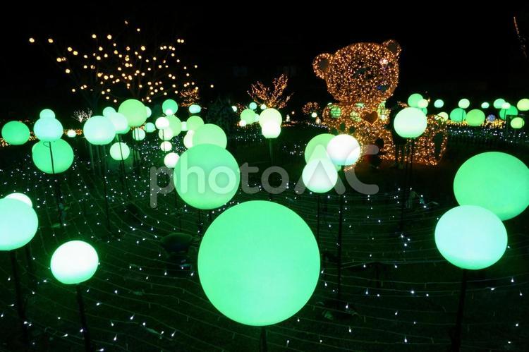 都城まちなかイルミネーション2024 宮崎県,都城市,イルミネーションの写真素材
