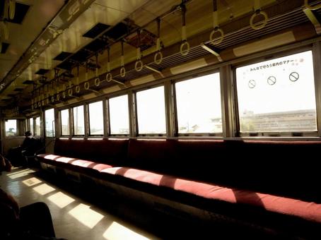レトロ電車 レトロ電車の写真