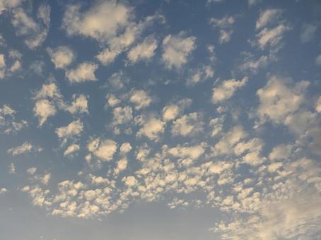 ぽこぽこ雲 ぽこぽこ雲の写真