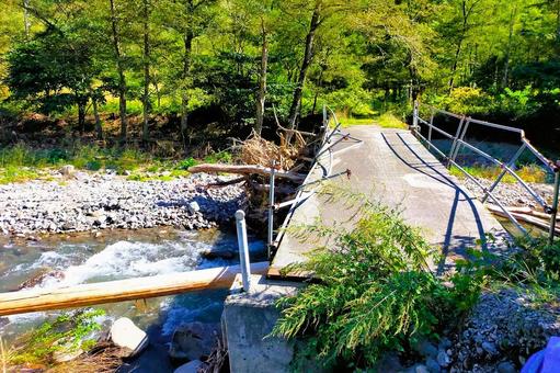 山間部の川15 山間部の川15 河川,川岸,大雨の写真素材