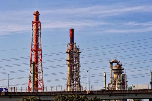 堺の風景イメージ素材 堺,大阪,工場の写真素材