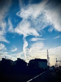 三匹の龍神雲 三匹の龍神雲 の写真