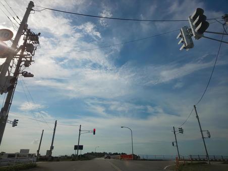 道からの空 道からの空の写真