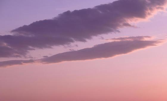 夕焼け空の写真