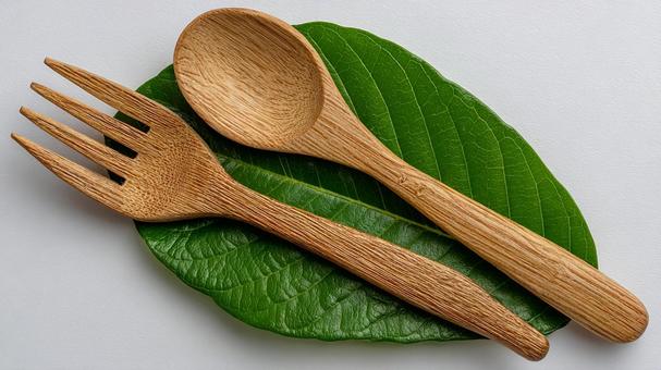 自然を感じる食卓アイテムの写真