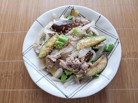 夏野菜の炒め物_2 夏野菜の炒め物_2 夏野菜,野菜,ピーマンの写真素材