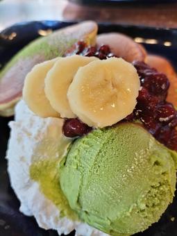 Hình ảnh, matcha, băng, bánh kếp, 