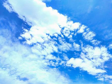 青空と雲 青空と雲の写真