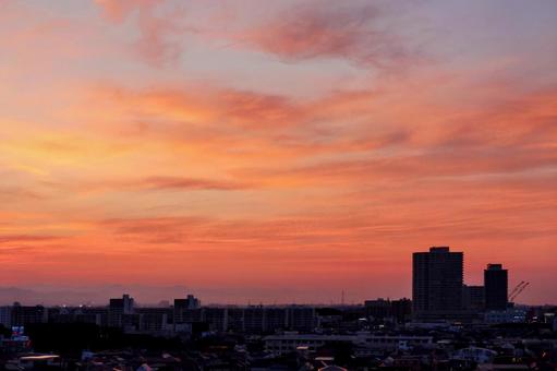 朝焼け dawn 朝焼け dawn 朝焼け,夜明け,朝焼け雲の写真素材