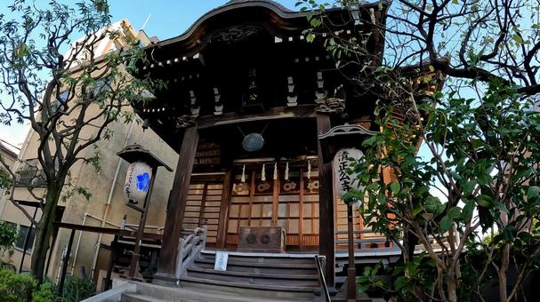 東京都中央区日本橋浜町 清正公寺 東京都中央区日本橋浜町 清正公寺 寺,清正公寺,石段の写真素材