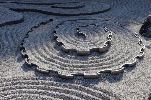 圓光寺　奔龍庭 圓光寺,奔龍庭,枯山水の写真素材