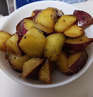 ほくほく大学いも 大学いも,さつまいも,おやつの写真素材