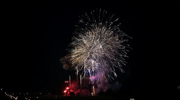 夏の花火 夏の花火の写真