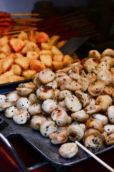 蘇州・屋台（焼き小籠包） 蘇州,屋台,小籠包の写真素材